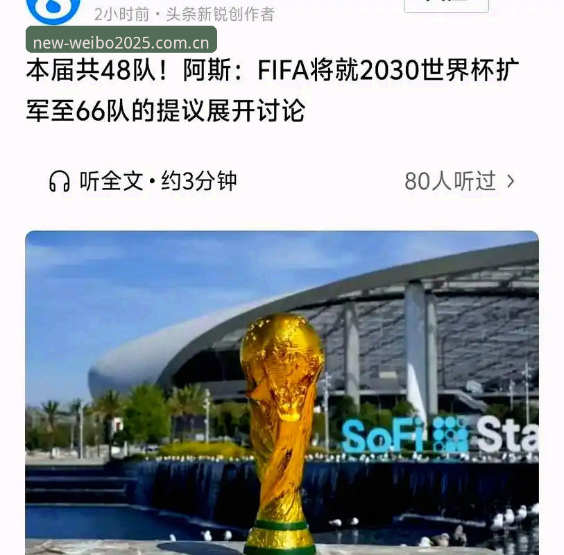 伟博体育2025官网 2030世界杯扩军至66队完整指南:中国男足重返世界杯的新机遇与伟博体育平台观赛前瞻