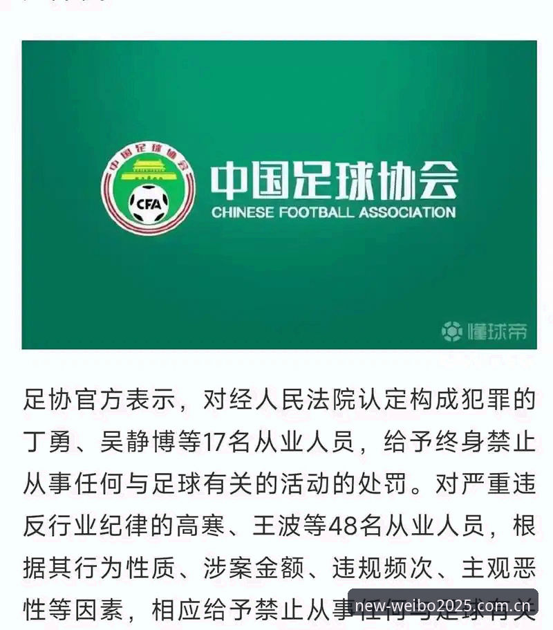 中国足协第三批禁足名单深度评测：65人遭重罚背后，伟博体育赛事直播平台为你还原事件全貌